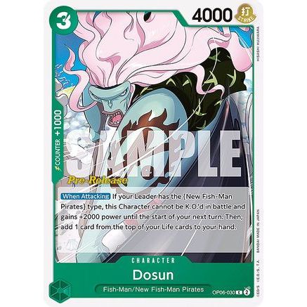 Dosun (OP06-030) - Wings of the Captain Pre-Release Cards