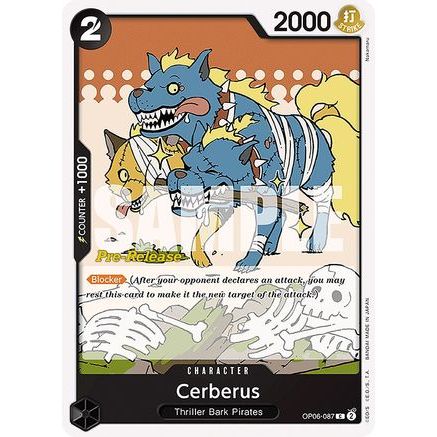 Cerberus (OP06-087) - Wings of the Captain Pre-Release Cards
