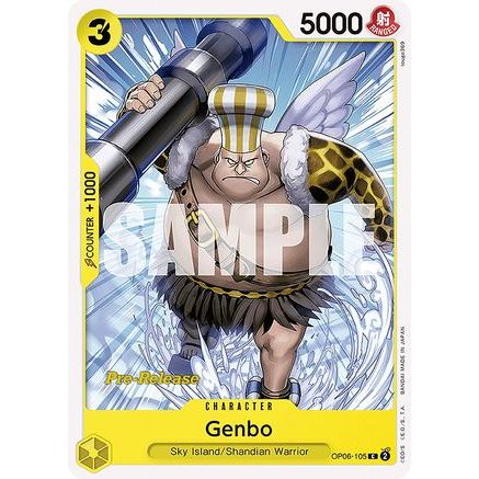 Genbo (OP06-105) - Wings of the Captain Pre-Release Cards