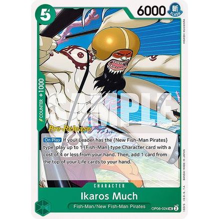 Ikaros Much (OP06-024) - Wings of the Captain Pre-Release Cards