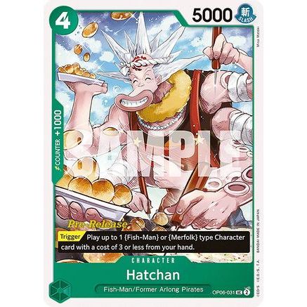 Hatchan (OP06-031) - Wings of the Captain Pre-Release Cards