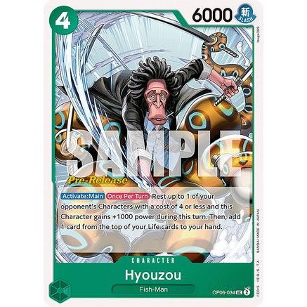 Hyouzou (OP06-034) - Wings of the Captain Pre-Release Cards