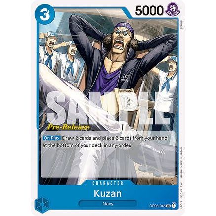 Kuzan (OP06-045) - Wings of the Captain Pre-Release Cards