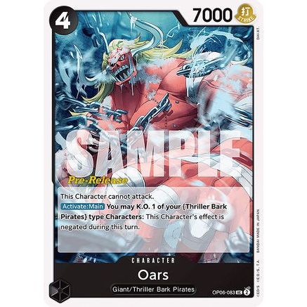 Oars (OP06-083) - Wings of the Captain Pre-Release Cards