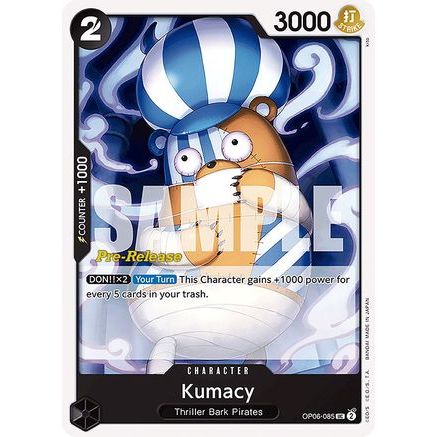 Kumacy (OP06-085) - Wings of the Captain Pre-Release Cards