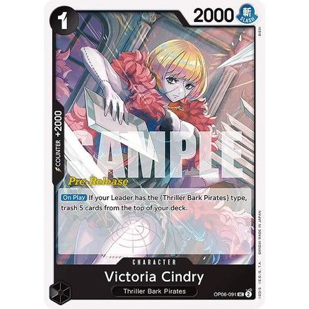 Victoria Cindry (OP06-091) - Wings of the Captain Pre-Release Cards