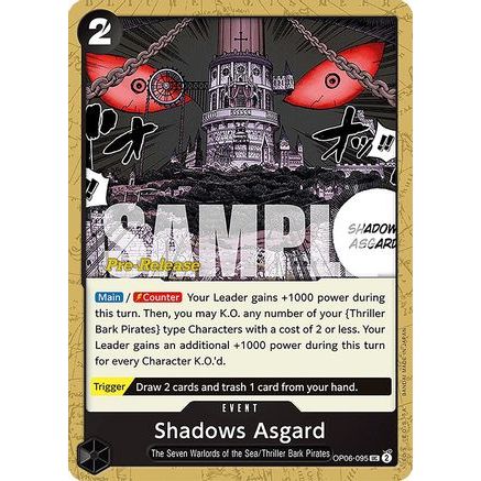 Shadows Asgard (OP06-095) - Wings of the Captain Pre-Release Cards