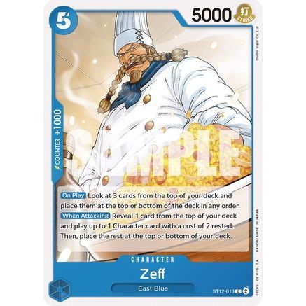 Zeff (ST12-013) - Starter Deck 12: Zoro and Sanji