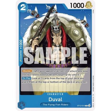 Duval (ST12-014) - Starter Deck 12: Zoro and Sanji