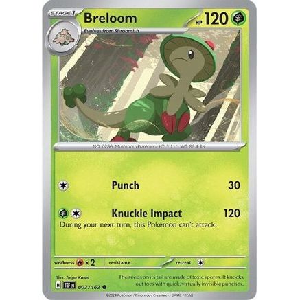 Breloom 7 - SV05 Temporal Forces Reverse Holofoil