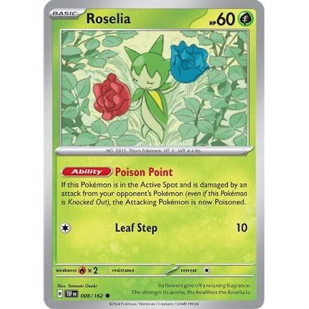 Roselia 8 - SV05 Temporal Forces Reverse Holofoil