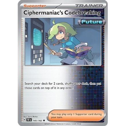 Ciphermaniac's Codebreaking - 145/162 145 - SV05 Temporal Forces Reverse Holofoil
