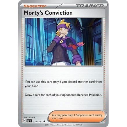 Morty's Conviction - 155/162 155 - SV05 Temporal Forces Reverse Holofoil