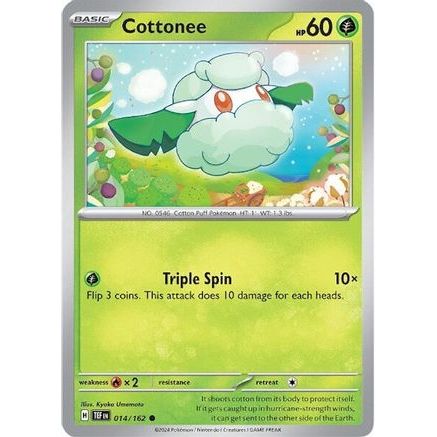 Cottonee 14 - SV05 Temporal Forces Reverse Holofoil