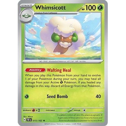 Whimsicott 15 - SV05 Temporal Forces Reverse Holofoil
