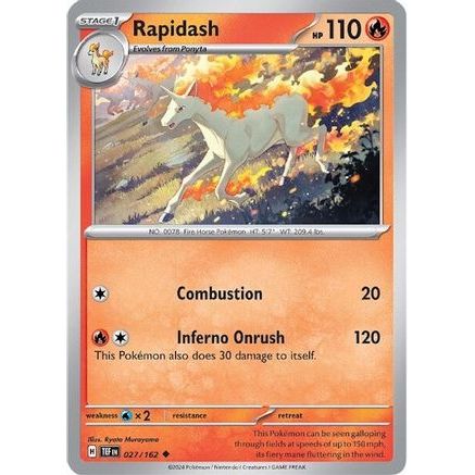 Rapidash 27 - SV05 Temporal Forces Reverse Holofoil