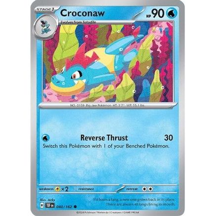 Croconaw 40 - SV05 Temporal Forces Reverse Holofoil