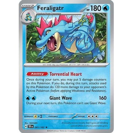 Feraligatr 41 - SV05 Temporal Forces Reverse Holofoil