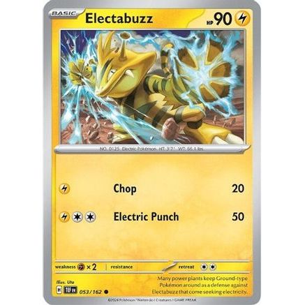 Electabuzz 53 - SV05 Temporal Forces Reverse Holofoil