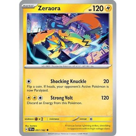 Zeraora 57 - SV05 Temporal Forces Reverse Holofoil