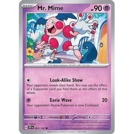 Mr. Mime 63 - SV05 Temporal Forces Reverse Holofoil
