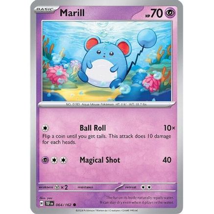 Marill 64 - SV05 Temporal Forces Reverse Holofoil