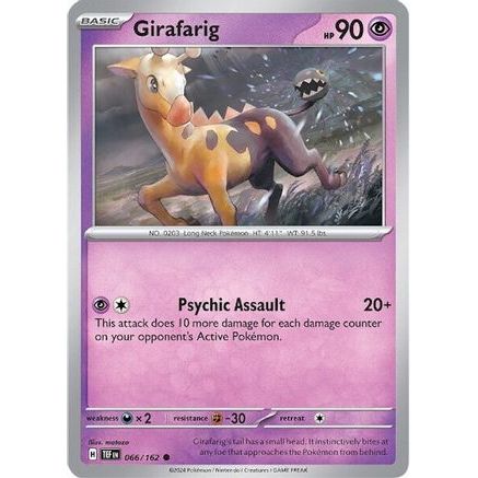 Girafarig 66 - SV05 Temporal Forces Reverse Holofoil
