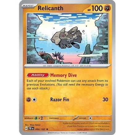 Relicanth - 084/162 84 - SV05 Temporal Forces Reverse Holofoil