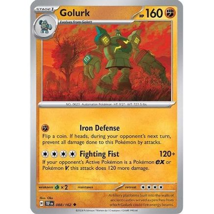 Golurk 88 - SV05 Temporal Forces Reverse Holofoil