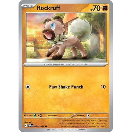 Rockruff 89 - SV05 Temporal Forces Reverse Holofoil