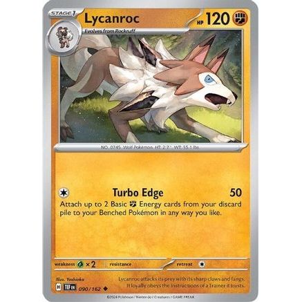 Lycanroc 90 - SV05 Temporal Forces Reverse Holofoil