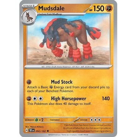 Mudsdale - 092/162 92 - SV05 Temporal Forces Reverse Holofoil