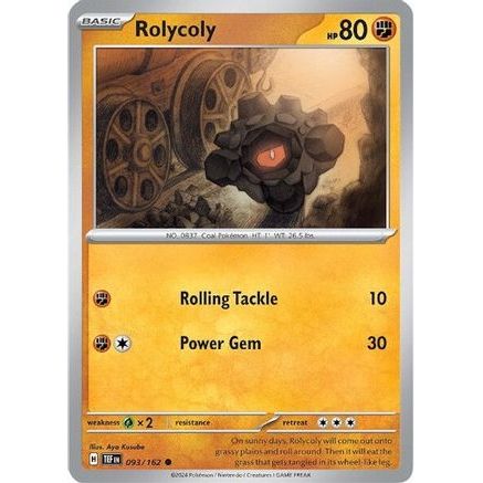Rolycoly 93 - SV05 Temporal Forces Reverse Holofoil