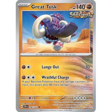 Great Tusk - 096/162 96 - SV05 Temporal Forces Reverse Holofoil