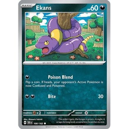 Ekans 100 - SV05 Temporal Forces Reverse Holofoil