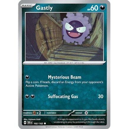 Gastly - 102/162 102 - SV05 Temporal Forces Reverse Holofoil