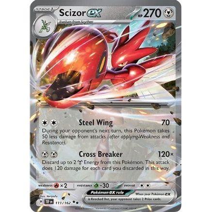 Scizor ex - 111/162 111 - SV05 Temporal Forces Holofoil