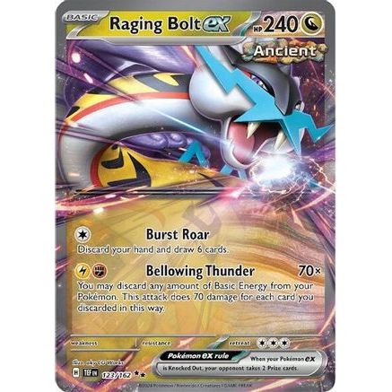 Raging Bolt ex - 123/162 123 - SV05 Temporal Forces Holofoil