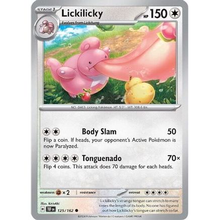 Lickilicky 125 - SV05 Temporal Forces Reverse Holofoil