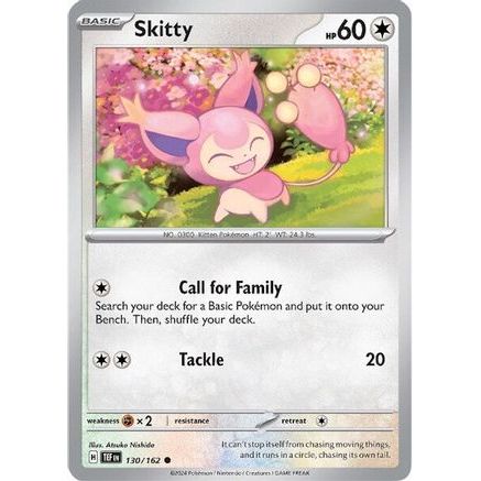 Skitty 130 - SV05 Temporal Forces Reverse Holofoil