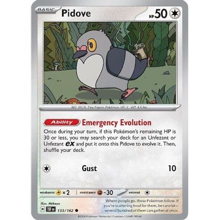 Pidove 133 - SV05 Temporal Forces Reverse Holofoil