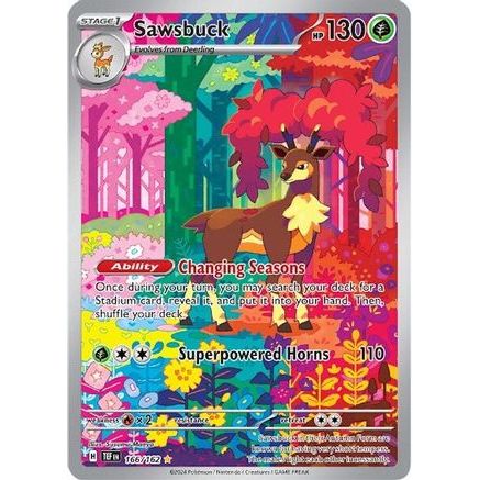 Sawsbuck - 166/162 166 - SV05 Temporal Forces Holofoil
