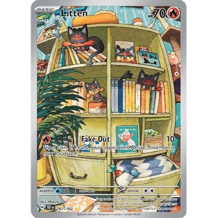 Litten - 167/162 167 - SV05 Temporal Forces Holofoil