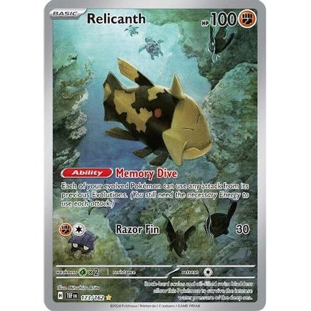 Relicanth - 173/162 173 - SV05 Temporal Forces Holofoil