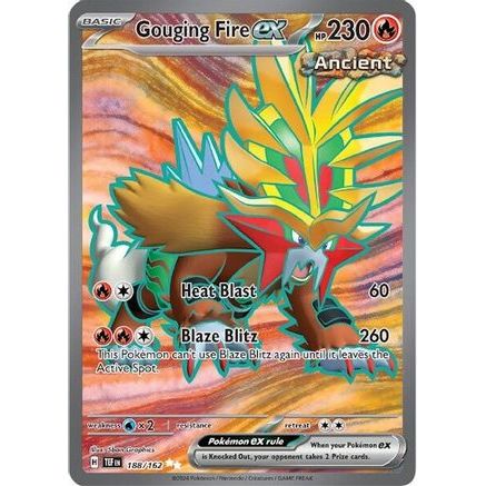 Gouging Fire ex - 188/162 188 - SV05 Temporal Forces Holofoil