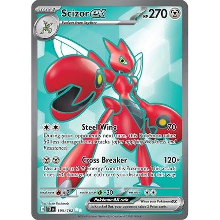 Scizor ex - 195/162 195 - SV05 Temporal Forces Holofoil