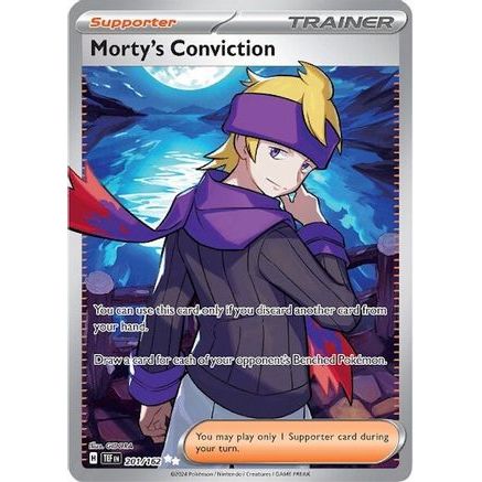 Morty's Conviction - 201/162 201 - SV05 Temporal Forces Holofoil