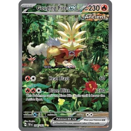 Gouging Fire ex - 204/162 204 - SV05 Temporal Forces Holofoil