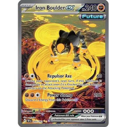Iron Boulder ex - 207/162 207 - SV05 Temporal Forces Holofoil