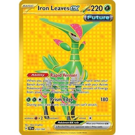 Iron Leaves ex - 213/162 213 - SV05 Temporal Forces Holofoil